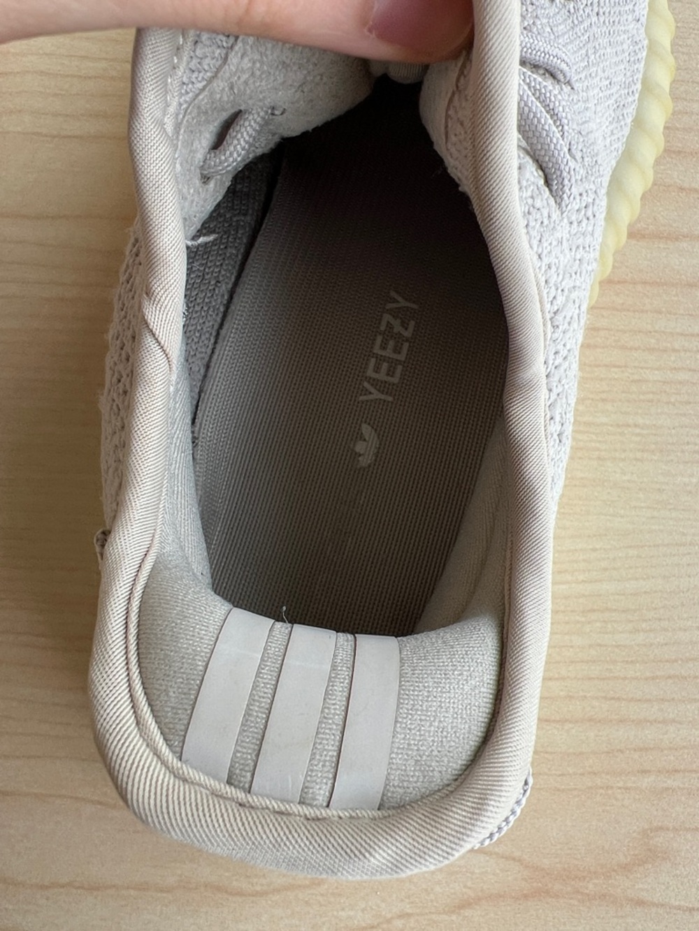YEEZY x Adidas 350 V2 sesame sneakers neutral modern futuristic streetwear 6.5 - Picture 6 of 12